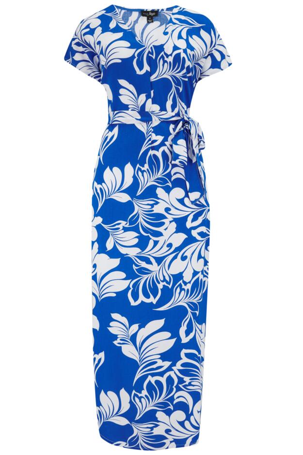 LENZING™ ECOVERO™ Viscose Belted Beach Kaftan Dress