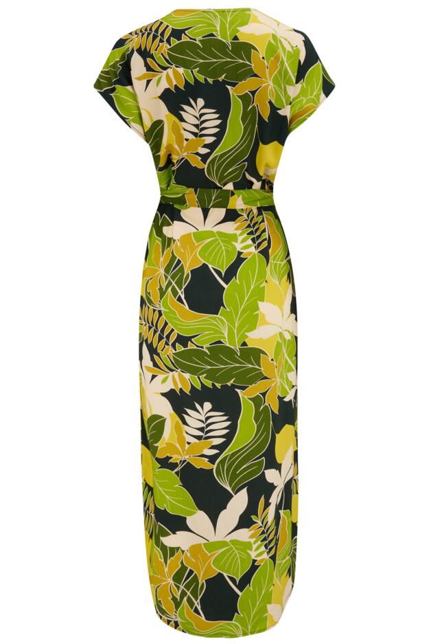 LENZING™ ECOVERO™ Viscose Belted Beach Kaftan Dress