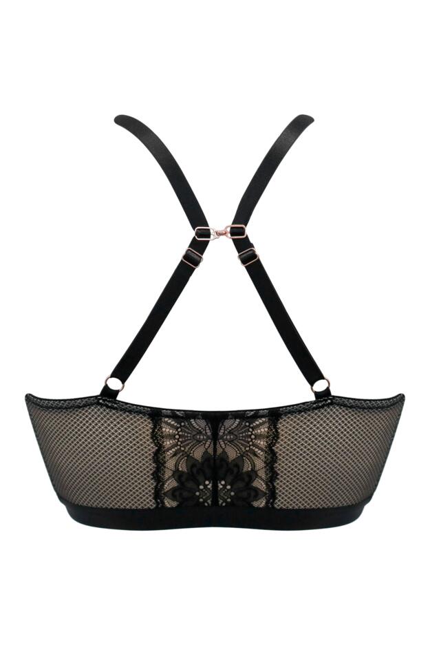 India Gatsby Lace Front Fastening Bralette