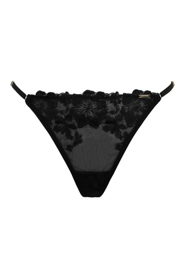 India Bold Floral Embroidery Thong