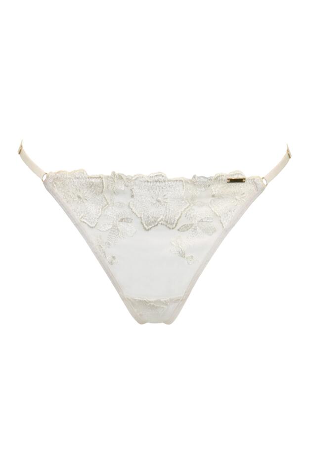 India Bold Floral Embroidery Thong