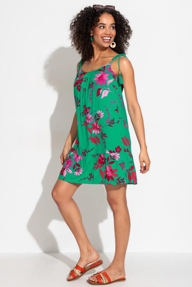 LENZING™ ECOVERO™ Viscose Swing Beach Dress 