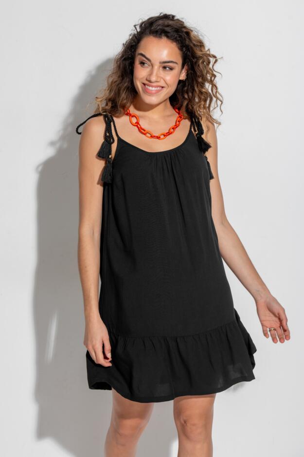 LENZING™ ECOVERO™ Viscose Swing Beach Dress 