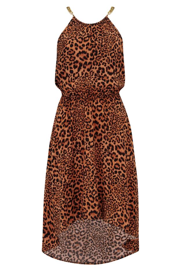 LENZING™ ECOVERO™ Viscose Gold Chain High Neck Bea