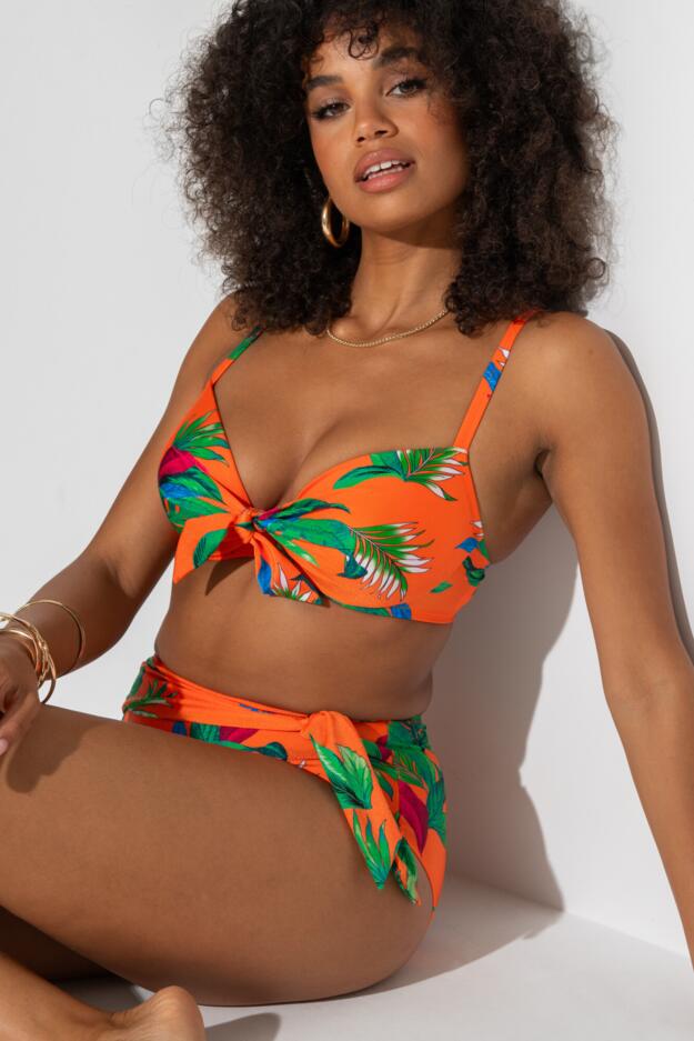 Paradiso Lightly Padded Underwired Front Tie Top