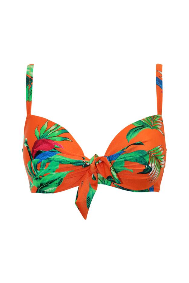 Paradiso Lightly Padded Underwired Front Tie Top