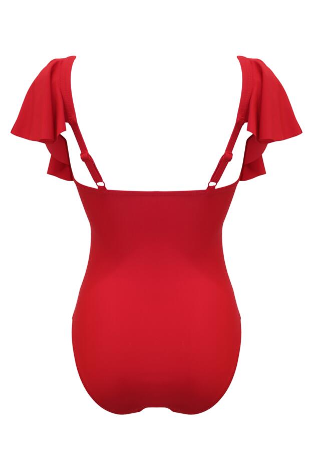 Andalucia Frill V-Neck Control Swimsuit