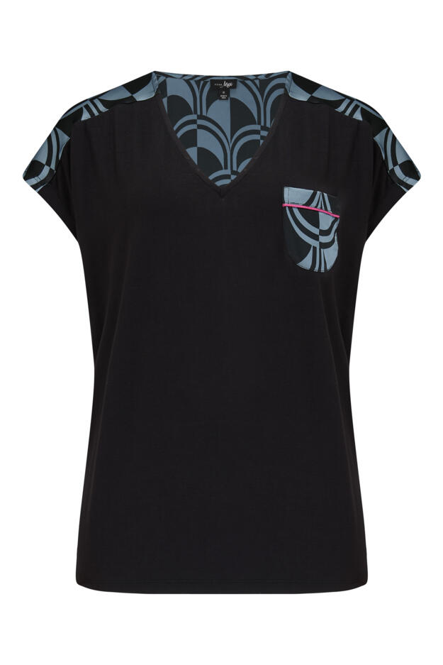 Satin Jersey T-Shirt Pyjama Set