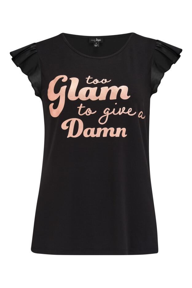 Satin Jersey Glam T-Shirt Pyjama Set