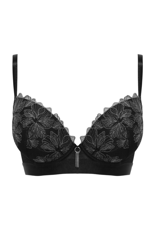 Constance Padded Push Up Plunge Longline Bra