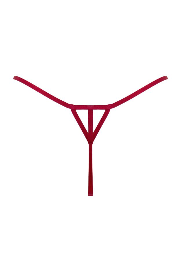 India Bold Floral Embroidery Thong