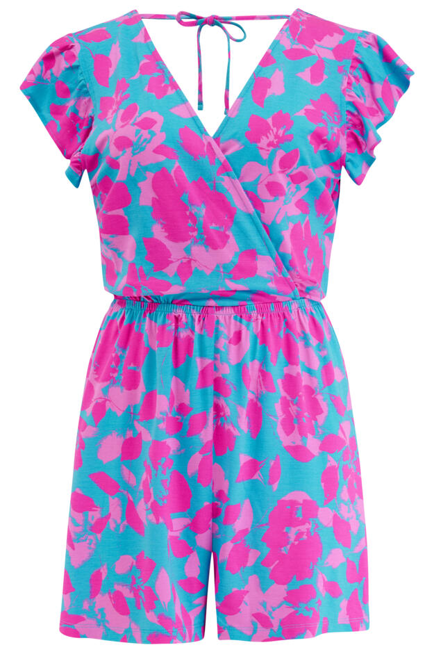 Jersey Frill Beach Playsuit with LENZING™ ECOVERO™ Viscose